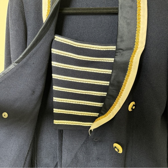 Vintage St. John Wool 2 pc Blazer + Skirt Set - Picture 5 of 12